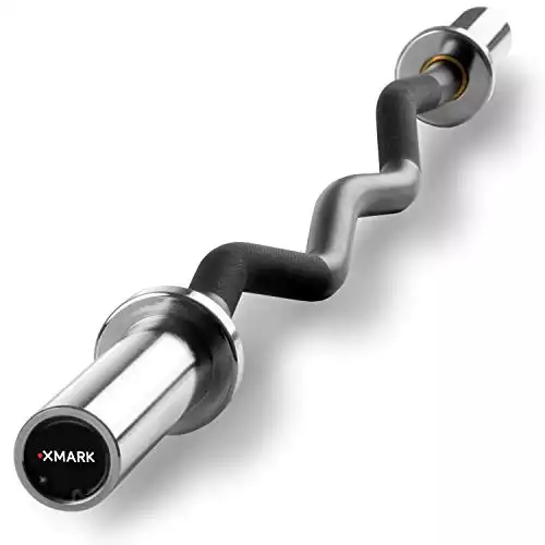 XMark Fitness XM-3675 EZ Curl Bar