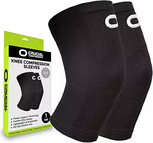 Manchons de compression du genou Crucial Compression