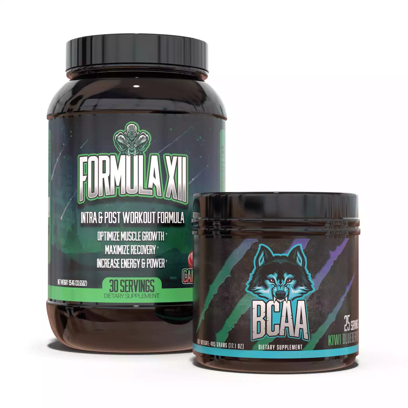 Stack intra-entraînement (Formula XII & Huge BCAA)