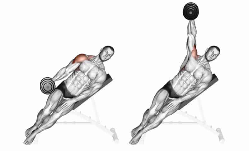 Meilleurs exercices pour les deltas latéraux - Flexion latérale avec élévation latérale