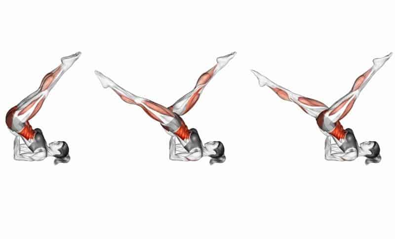 Meilleurs exercices pour les abdominaux inférieurs - Ciseaux