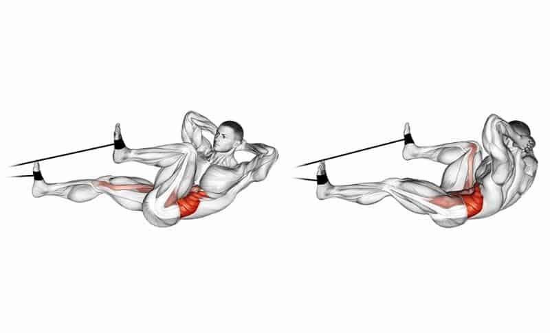 Meilleurs exercices pour les abdominaux inférieurs - Exercices d'abdominaux sur bicyclette