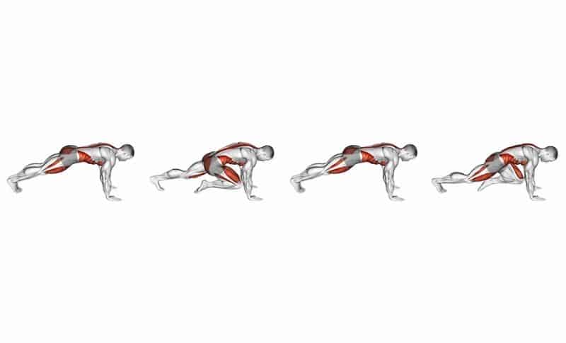 Meilleurs exercices pour les abdominaux inférieurs - Mountain Climbers