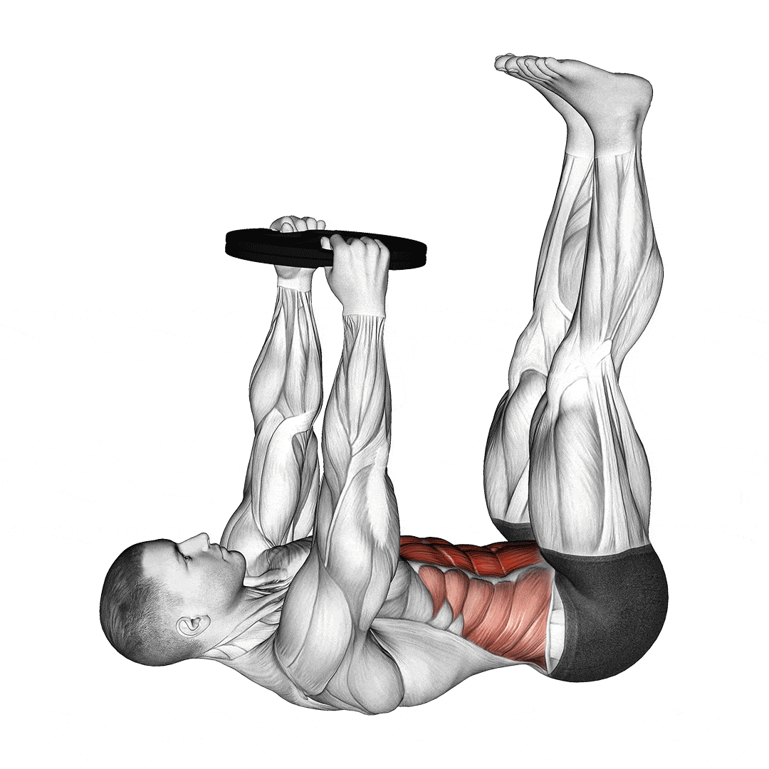 Meilleurs exercices pour les abdominaux supérieurs - Touches d'orteil