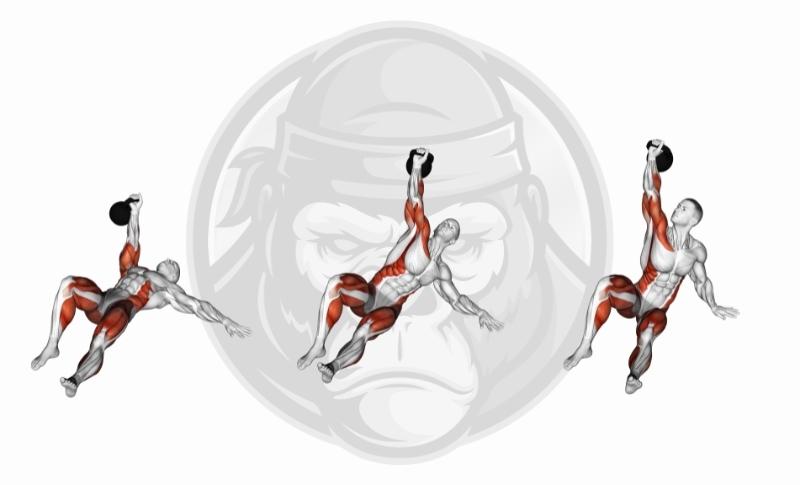 Meilleurs exercices avec Kettlebell - Kettlebell Turkish Getups