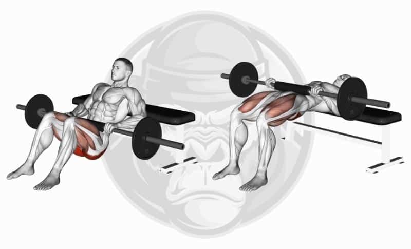 Meilleurs exercices avec haltères - Flexion des hanches