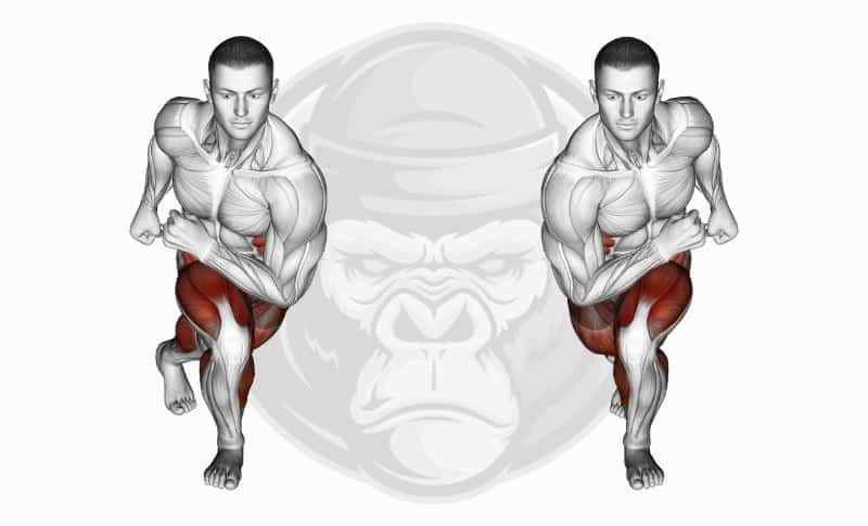 Meilleurs exercices pour les jambes au poids du corps - Patineurs