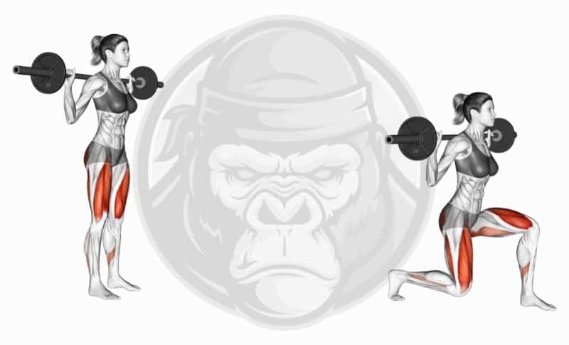 Meilleurs exercices pour les jambes - Fentes