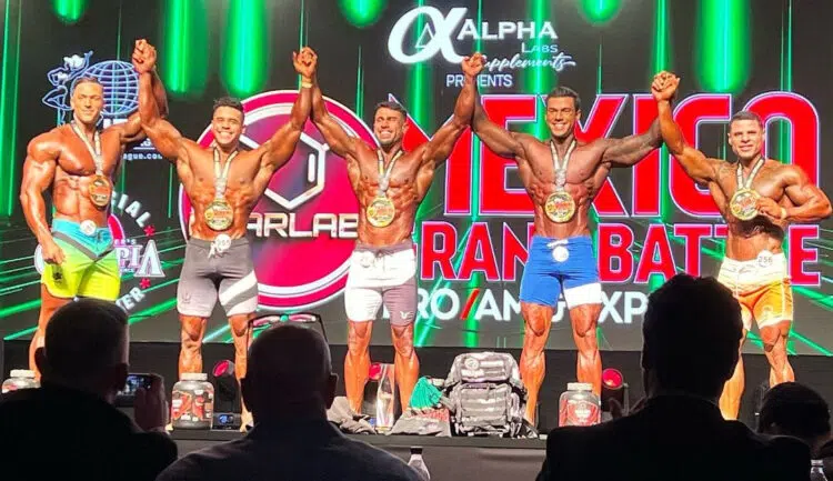 Gagnants du concours Pharlabs Mexico Men Physique Pro 2024 Gagnants de la catégorie Physique masculine