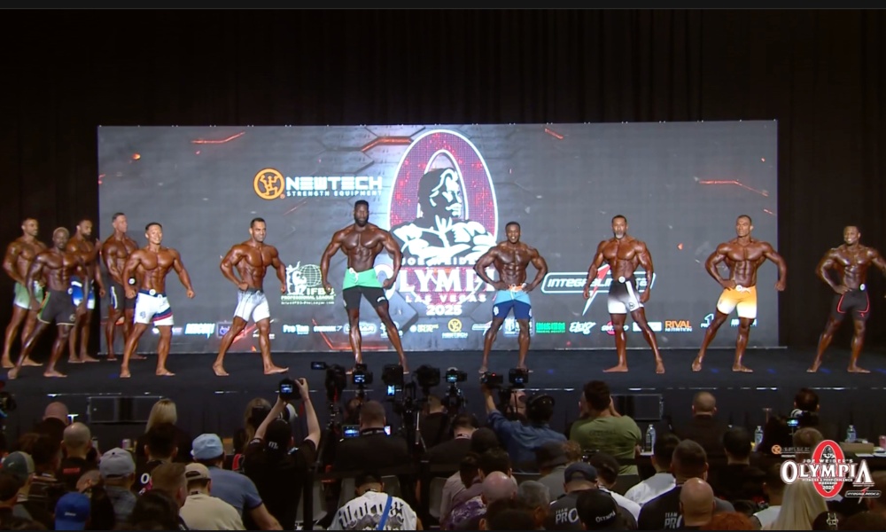 2025 Mens Physique Olympia préjuge du 8e appel