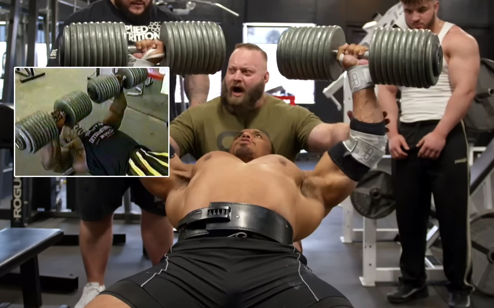 Larry Wheels s'attaque à l'ensemble de presse à haltères emblématique de 200 lb de Ronnie Coleman – Fitness Volt