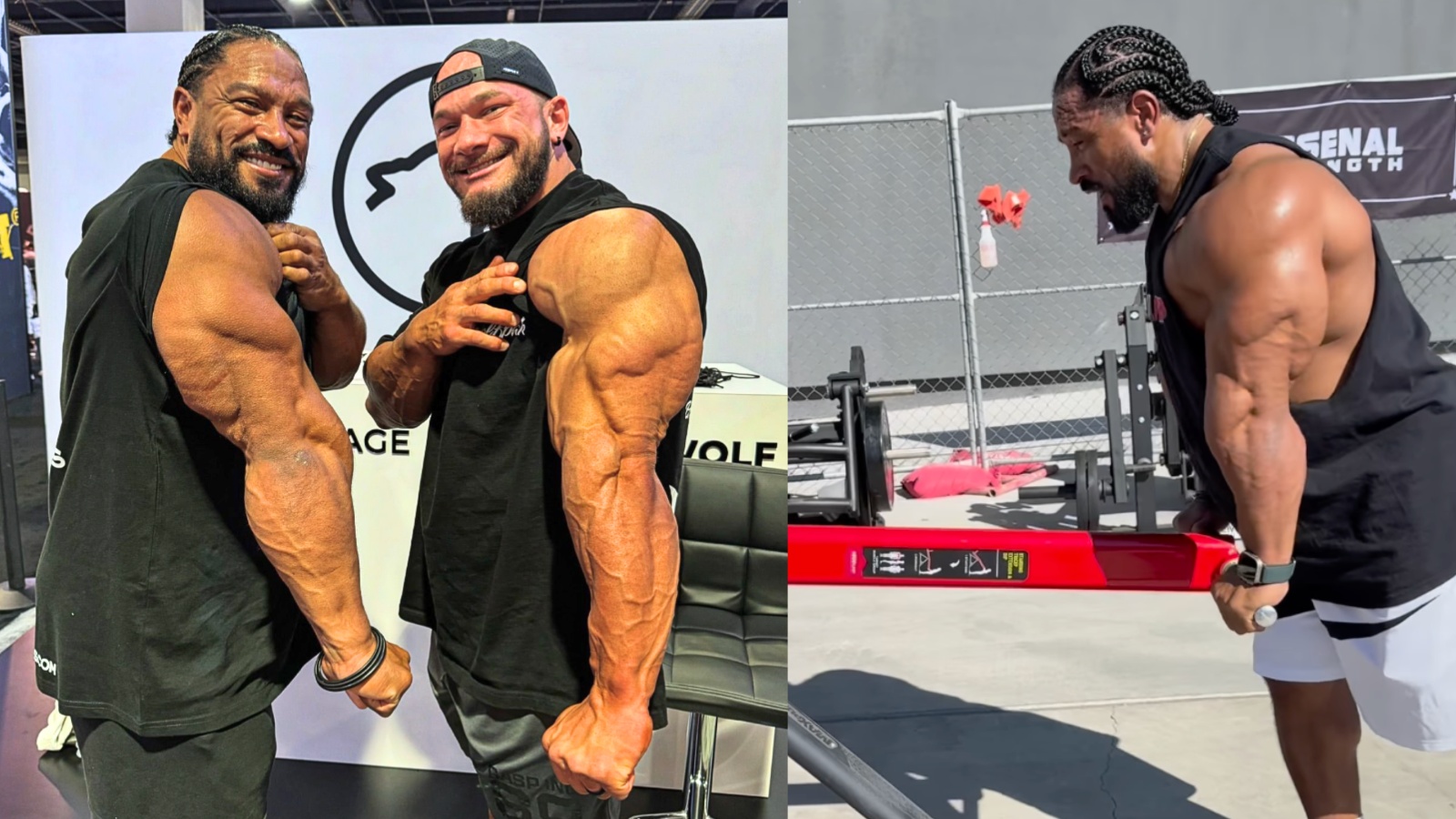 Roelly Winklaar a toujours l'air énorme et montre des bras massifs lors d'un récent entraînement – Fitness Volt