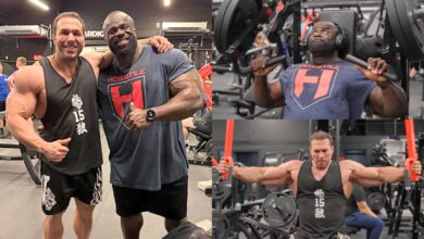 Les culturistes Samson Dauda et Michael Daboul s'associent pour un entraînement intense de la poitrine Superset – Fitness Volt