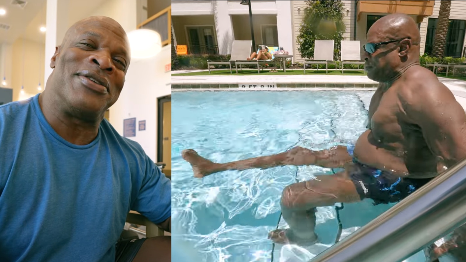 Ronnie Coleman partage 4 exercices de rééducation en piscine qu'il utilise pour marcher à nouveau – Fitness Volt