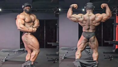 M. Olympia Samson Dauda en titre partage une mise à jour physique monstrueuse 9 semaines à partir de 2025 Arnold Classic – Fitness Volt