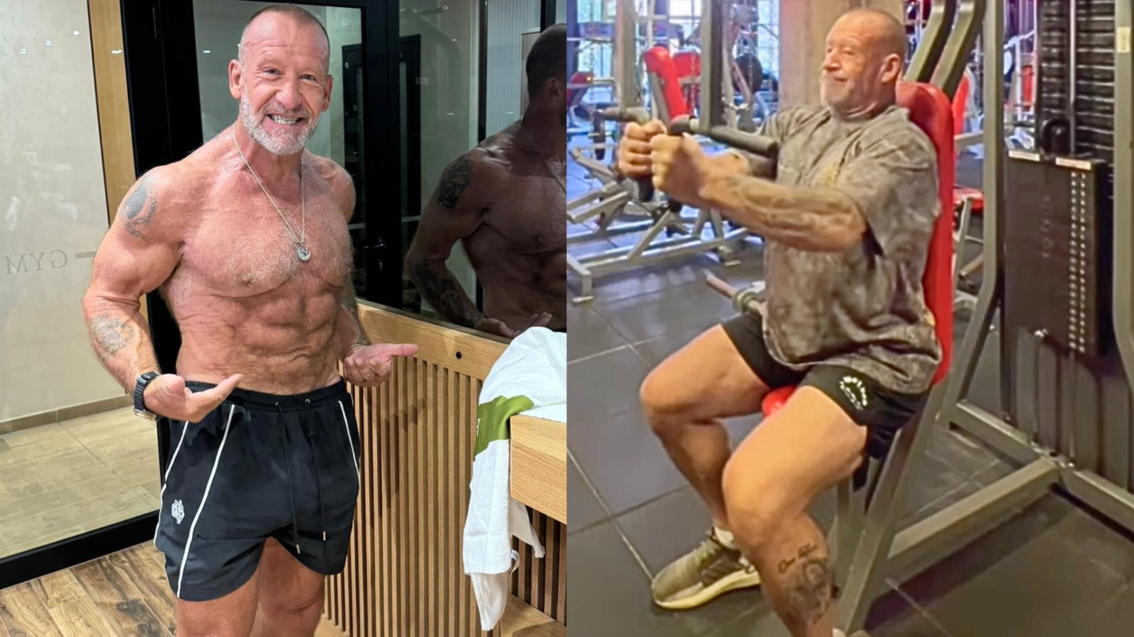 Dorian Yates montre sa force à 62 ans et maximise la pile de poids sur la machine Pec Deck – Fitness Volt