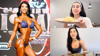 Lauralie Chapados partage une journée complète de repas de 6 repas et fait le point sur la préparation du concours avant l'Arnold Classic 2025 – Fitness Volt