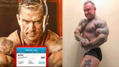Lee Priest renouvelle la carte IFBB Pro pour 2025 Bodybuilding Saison, les fans ont répandu des rumeurs sur son retour - Fitness Volt