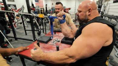 Brian Shaw acquiert un outil de lutte de bras «Caget» unique pour «construire le bras le plus fort sur Terre» - Fitness Volt