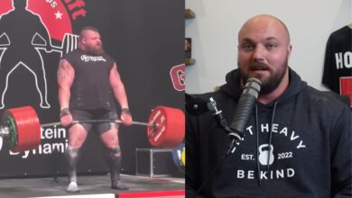 Mitchell Hooper réagit aux plus grands ascenseurs d'Eddie Hall: «la personne statique la plus forte de tous les temps» - Fitness Volt