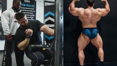 212 Le champion Olympia Keone Pearson guide Regan Grimes à travers un entraînement exténuant - Fitness Volt
