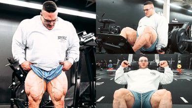 Nick Walker obtient une pompe à jambe noueuse avec entraînement quad-dominant 3 semaines à partir de 2025 Pittsburgh Pro - Fitness Volt