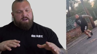 Eddie Hall confronte les prétendus harceleurs devant sa maison; Libère des images de vidéosurveillance - Fitness Volt