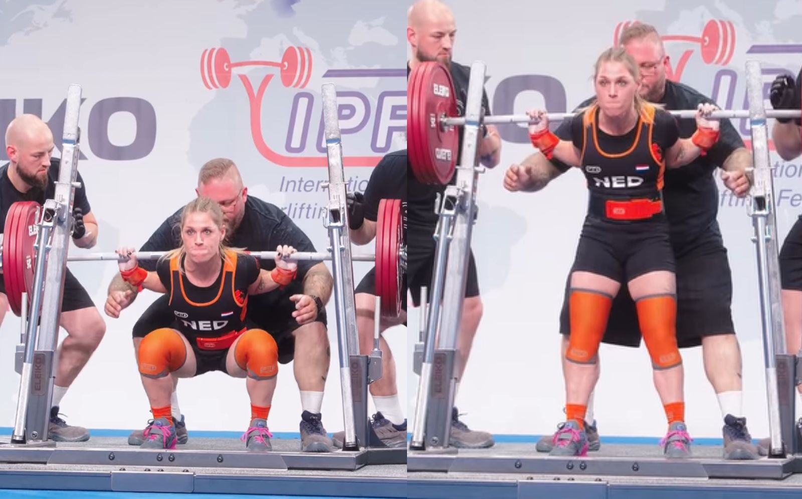 Pleun Dekkers (52 kg) établit un record du monde Squat brut de 178 kg (392,4 lb) au 2025 Championnats du monde de puissance classique IPF - Fitness Volt