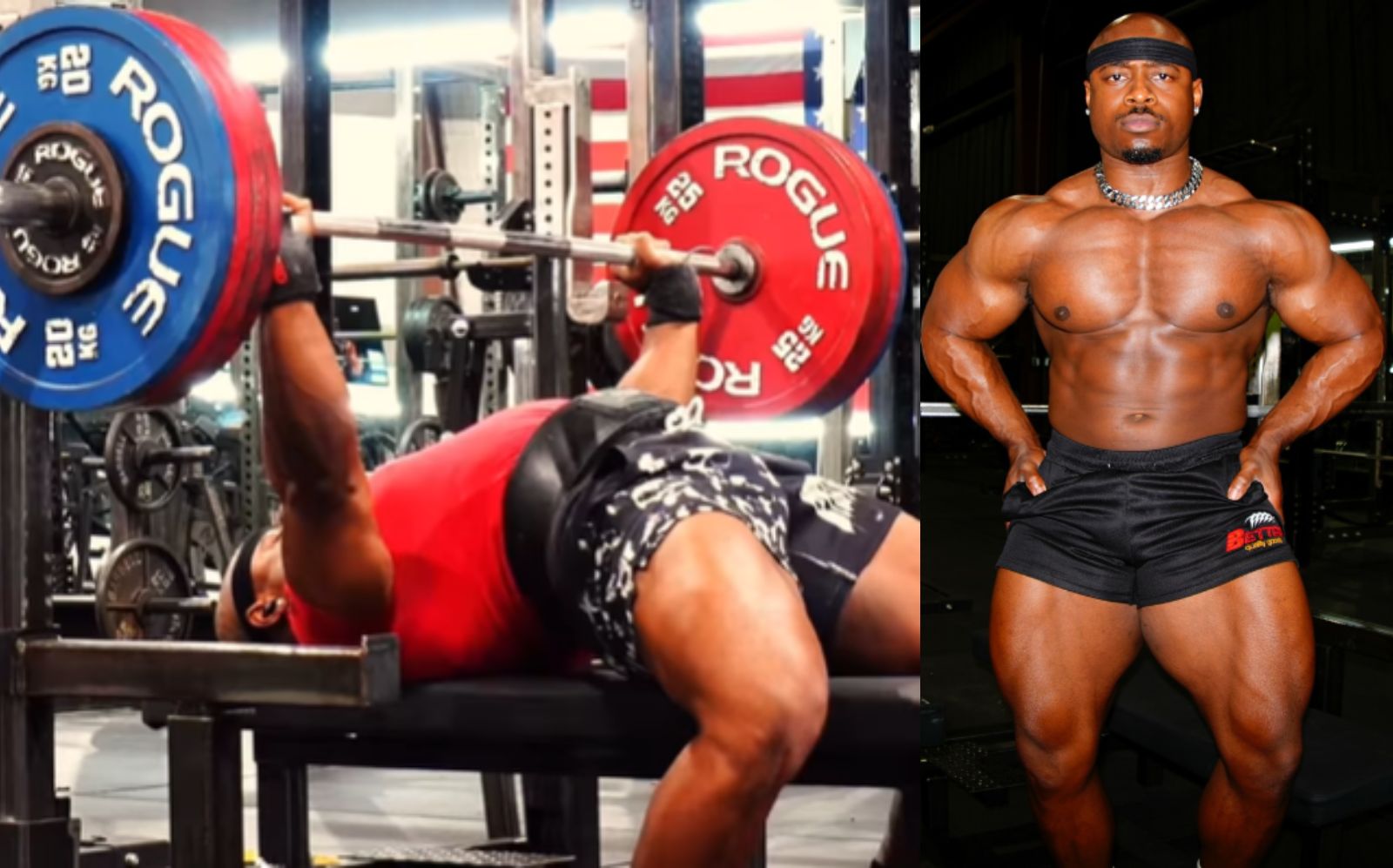 Powerlifter Russel Orhii définit 215 kg (474 ​​lb) Raw Press PR en formation - Fitness Volt