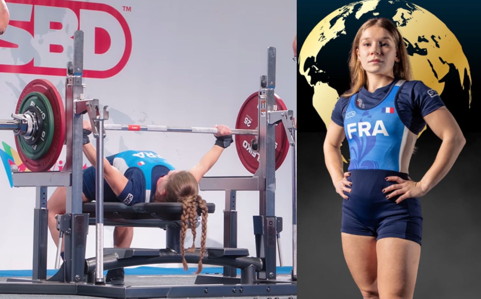Tiffany Chapon (47 kg) atteint un record du monde de référence RAW de 102 kg (224,9 lb) à 2025 Championnats du monde de puissance Classic IPF - Fitness Volt