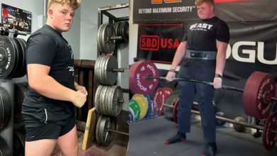 14-YO Bubba Pritchett verrouille un soulevé de terre massif de 600 lb en formation - Fitness Volt