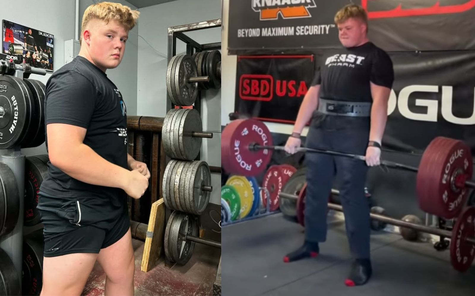 14-YO Bubba Pritchett verrouille un soulevé de terre massif de 600 lb en formation - Fitness Volt