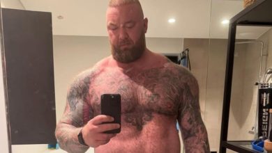 Hafthor Bjornsson partage une mise à jour physique de 200 kg (440,9 lb) avant la prochaine tentative de record du monde de soulevé de terre - Fitness Volt