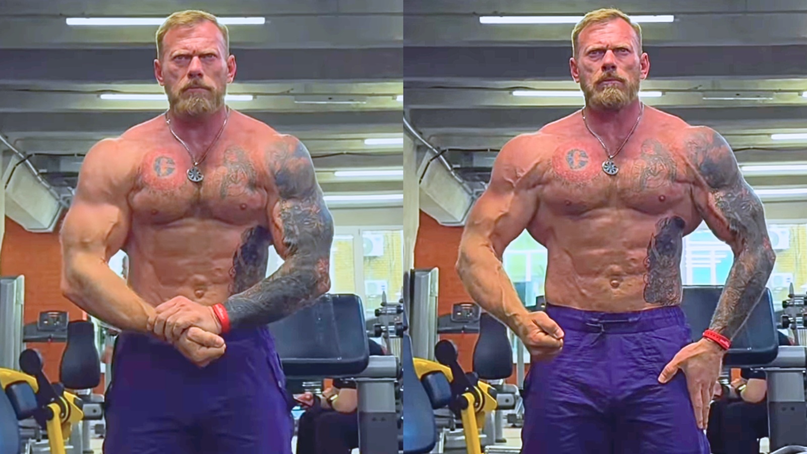 Le bodybuilder Dennis Wolf toujours déchiré à 46 ans, discute de sa santé à la retraite - Fitness Volt