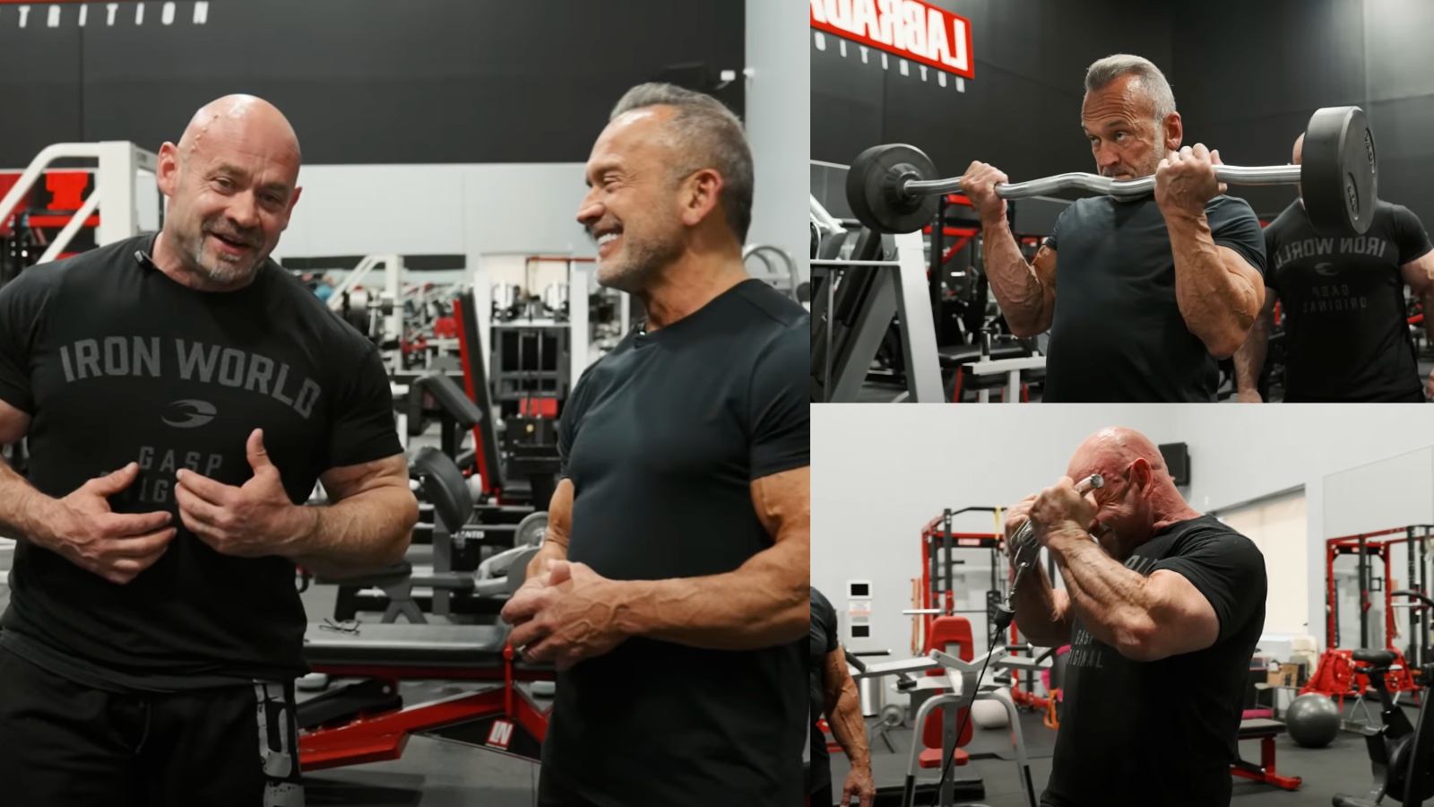 Les légendes de l'ancienne branche Warren et Lee Labrada Pump Arms et discutent de la division ouverte masculine d'aujourd'hui - Fitness Volt