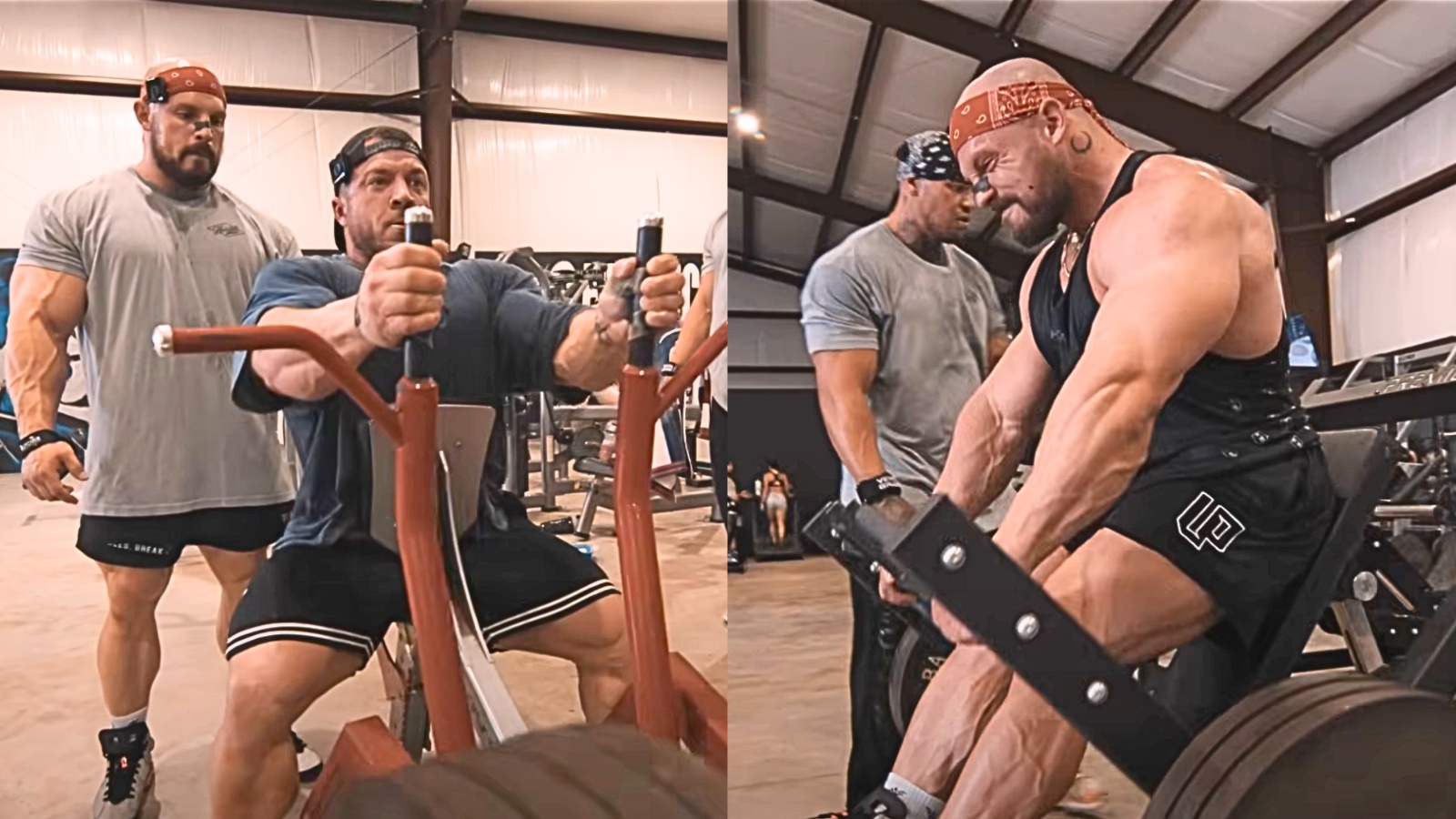 Martin Fitzwater, Brett Wilkin se poussent à travers le dos ou la séance de pose axée sur le lat 12 semaines à partir de 2025 M. Olympia - Fitness Volt