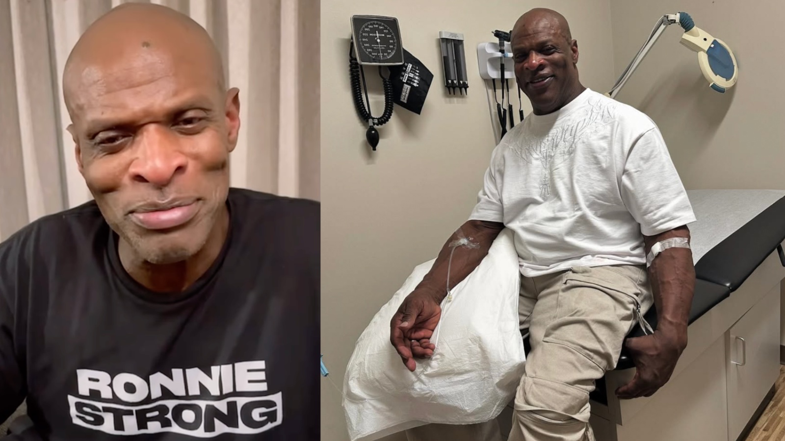 Ronnie Coleman rompt le silence après l'hospitalisation de la septicémie: «Cela m'a presque tué»