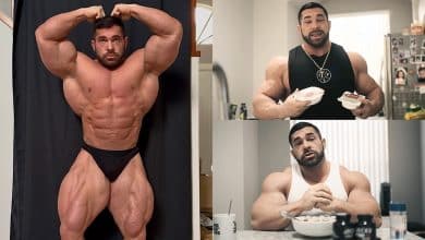 Derek Lunsford décompose sa journée «plus élevée» de manger 8 semaines à partir du 2025 M. Olympia - Fitness Volt