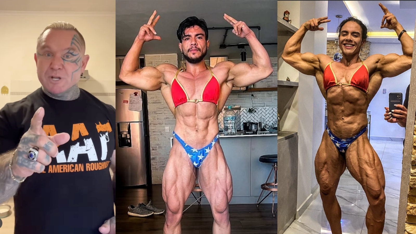 Lee Priest on Viral Women's Physique Concurrent avec Beard et Moustache: "Choisissez un travail de noix latérale" - Fitness Volt