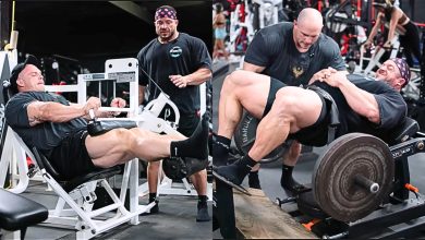 Martin Fitzwater et Brett Wilkin Hammer les ischio-jambiers dans une séance d'entraînement impitoyable de la jambe à 8 semaines à partir de 2025 M. Olympia - Fitness Volt