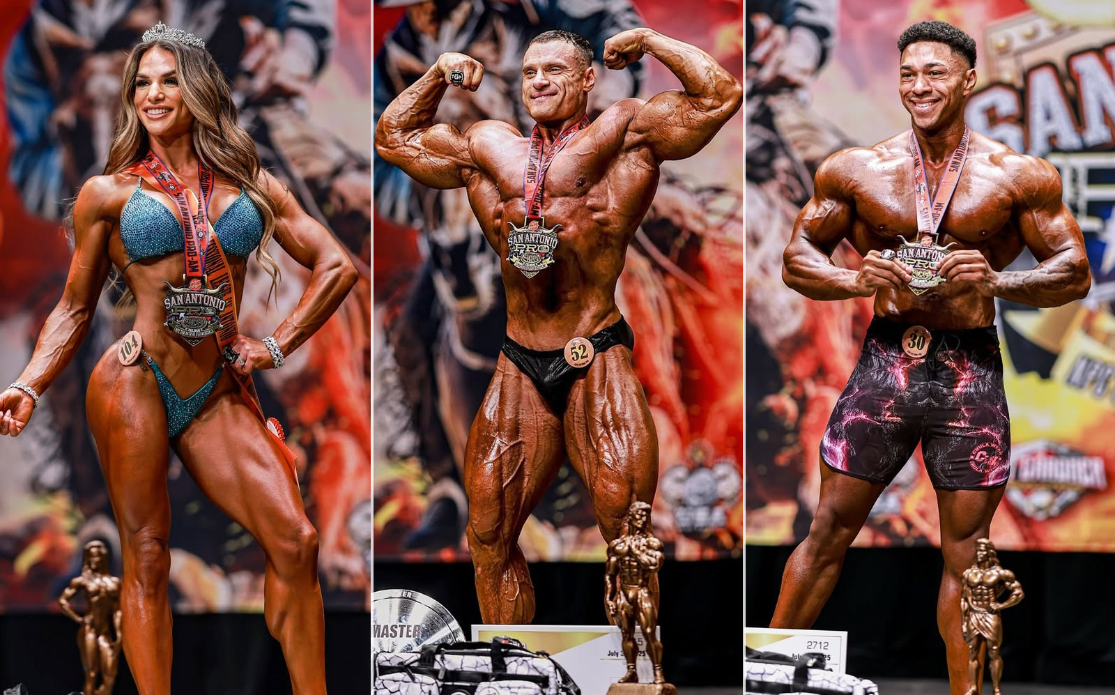2025 Résultats de San Antonio Pro - Khudaiev, Rogers, Bodnariuk et Brannon revendiquent Olympia Spots - Fitness Volt