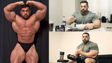 Derek Lunsford partage la journée complète de la glucides `` à haute teneur en glucides '' de 3 semaines à partir de 2025 M. Olympia - Fitness Volt