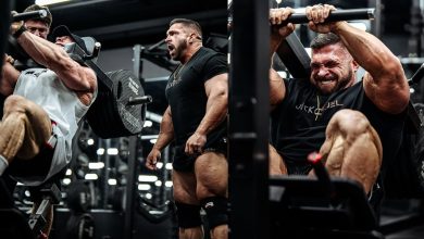 Derek Lunsford s'associe à Ramon Dino pour punir l'entraînement du jour des jambes 2 semaines avant 2025 M. Olympia - Fitness Volt