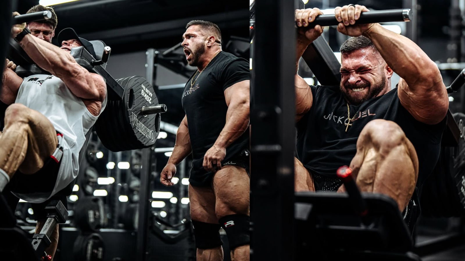 Derek Lunsford s'associe à Ramon Dino pour punir l'entraînement du jour des jambes 2 semaines avant 2025 M. Olympia - Fitness Volt
