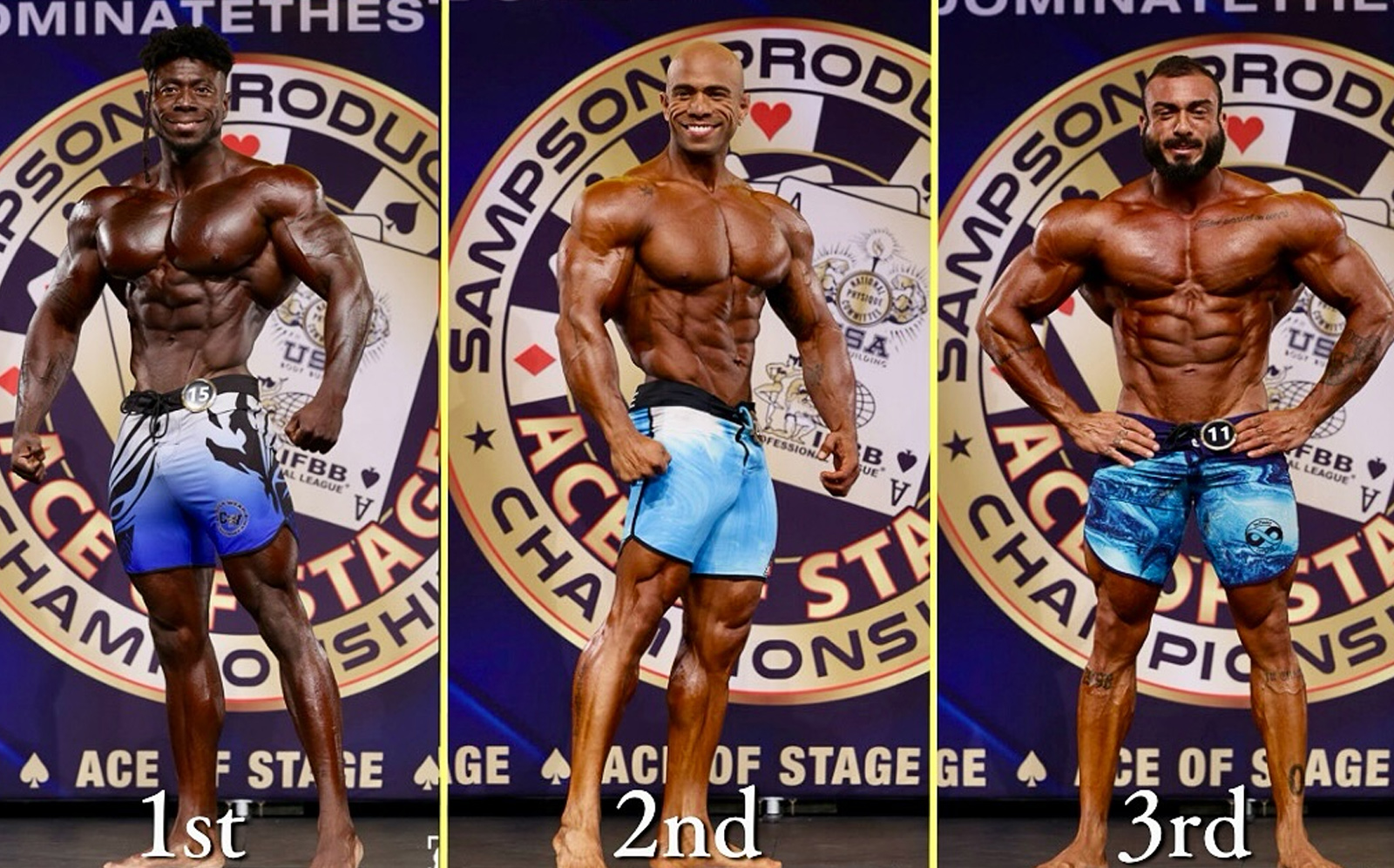 2025 Ace of Stage Pro Résultats - Kyron Holden domine le physique des hommes à Las Vegas - Fitness Volt
