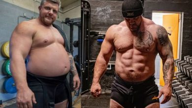 Luke Stoltman Shows Off Ripped Six Pack