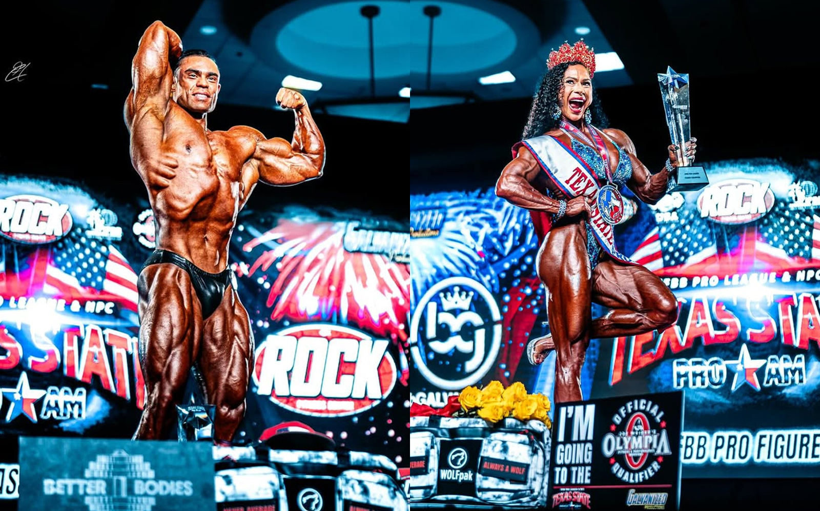 Résultats Texas State Pro 2025 – Luis Roberto et Jessica Reyes Padilla gagnent à San Marcos – Fitness Volt