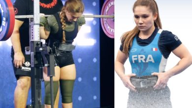 Tiffany Chapon Sets Raw Squat And Total French Records
