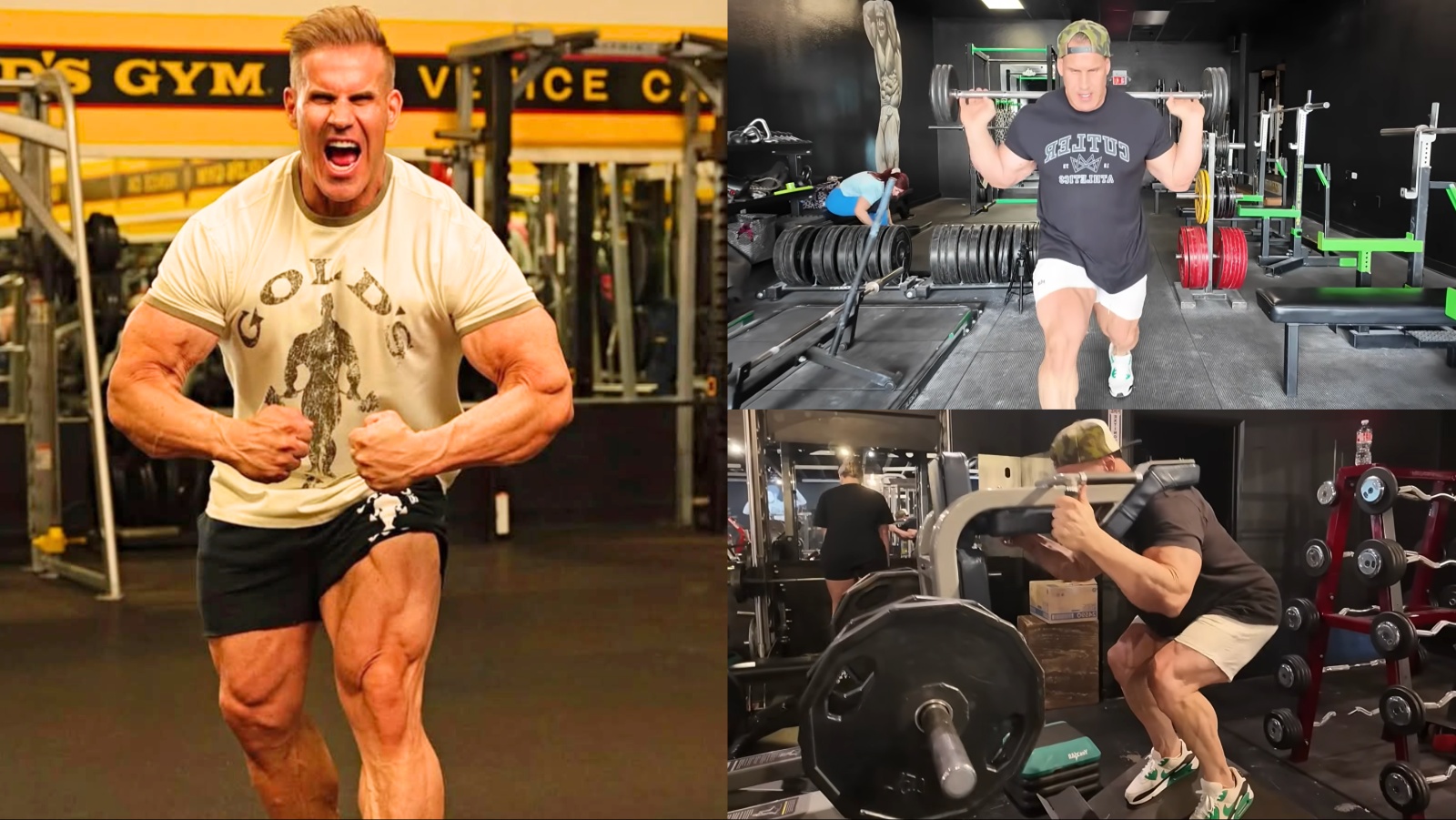 Jay Cutler donne le coup d'envoi à l'entraînement du Nouvel An pour les jambes de niveau Olympia avec des ensembles de pyramides tout en gérant une souche Quad - Fitness Volt