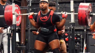 Russel Orhii Achieves A New Raw Squat All Time Personal Record